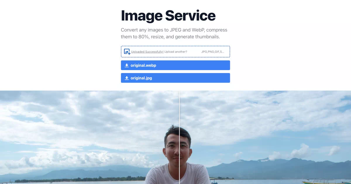 Convert Any Images to JPEG and WebP, Compress, and Resize on the Client Side
