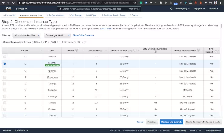 EC2 Instance Type