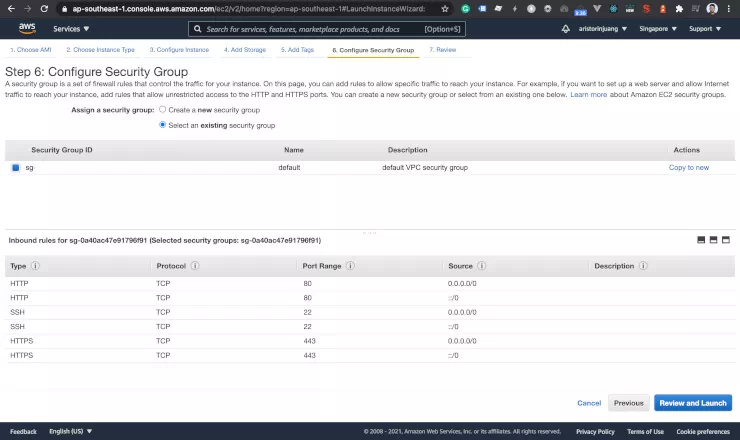 EC2 Security Group